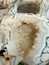 Load image into Gallery viewer, Tree Agate Skull with Elephant|Hand Carved|Statement Decor