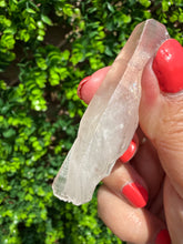 Load image into Gallery viewer, Natural Pink Lemurian Quartz on Custom Stand