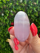 Load image into Gallery viewer, Lilac Fluorite|Lavender Fluorite|Yttrium Fluorite Palm Stone