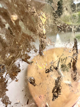 Load image into Gallery viewer, High Quality Smokey Quartz Moon with Inclusions on Stand
