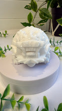 Load image into Gallery viewer, White Sparkley Jade Marble Dragon Turtle