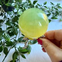 Load image into Gallery viewer, Mango Fluorite Sphere 6cm