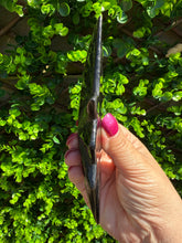 Load image into Gallery viewer, Silver Sheen Obsidian Star on Black Stand
