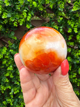 Load image into Gallery viewer, Carnelian Sphere 6.5cm from Madagascar