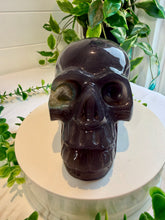 Load image into Gallery viewer, Agate Skull with Druzy