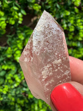 Load image into Gallery viewer, Natural Pink Lemurian Quartz on Custom Stand