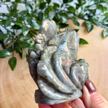 Load image into Gallery viewer, Labradorite Dolphins Carving