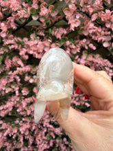 Load image into Gallery viewer, Hand Carved Flower Agate Dolphin
