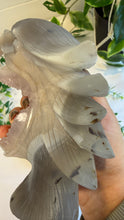 Load image into Gallery viewer, Hand Carved Agate Eagle with Amethyst
