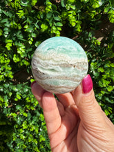 Load image into Gallery viewer, Blue Aragonite Sphere 5.6cm