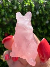Load image into Gallery viewer, Rose Quartz Rabbit Carving