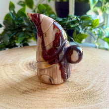 Load image into Gallery viewer, Hand Carved Mookaite Gnome | "Buddy" Gonk Figure