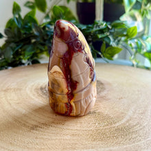 Load image into Gallery viewer, Hand Carved Mookaite Gnome | "Buddy" Gonk Figure