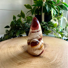 Load image into Gallery viewer, Hand Carved Mookaite Gnome | 'Dudley' Gonk Figure