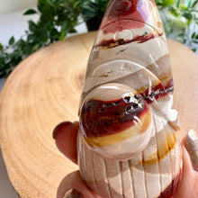 Load image into Gallery viewer, Hand Carved Mookaite Gnome | 'Dudley' Gonk Figure