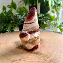 Load image into Gallery viewer, Hand Carved Mookaite Gnome | 'Dudley' Gonk Figure