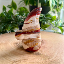 Load image into Gallery viewer, Hand Carved Mookaite Gnome | 'Dudley' Gonk Figure