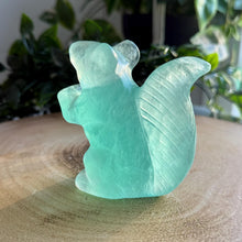 Load image into Gallery viewer, Fluorite Crystal Squirrel|Hand Carved Animal Figure|Home Decor