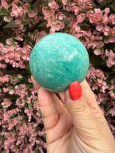 Load image into Gallery viewer, Amazonite Sphere 6.3cm|Crystal Sphere