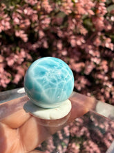 Load image into Gallery viewer, Larimar Sphere 1.83cm|Crystal Energy|Throat Chakra|Crystal Gift