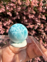Load image into Gallery viewer, Larimar Sphere 1.83cm|Crystal Energy|Throat Chakra|Crystal Gift