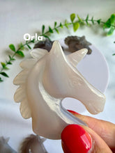 Load image into Gallery viewer, Agate Unicorn Carvings|Crystal Decor|Crystal Gift