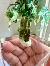 Load image into Gallery viewer, Moldavite Piece from Chlum, Czech Republic|Tektite|High Vibration Crystal