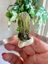 Load image into Gallery viewer, Moldavite Piece from Chlum, Czech Republic|Tektite|High Vibration Crystal