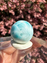 Load image into Gallery viewer, Larimar Sphere 1.83cm|Crystal Energy|Throat Chakra|Crystal Gift