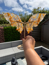 Load image into Gallery viewer, Golden Healer Butterfly Wings on Gold Stand|Home Decor