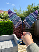 Load image into Gallery viewer, Rainbow Fluorite Butterfly Wings|Home Decor|Crystal Decor|Gift