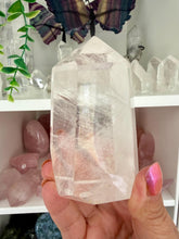 Load image into Gallery viewer, Clear Quartz Tower from Madagascar|Crystal Point|Home Decor|Crystal Energy