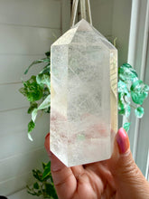 Load image into Gallery viewer, Clear Quartz Tower from Madagascar|Crystal Point|Home Decor|Crystal Energy