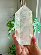 Load image into Gallery viewer, Clear Quartz Tower from Madagascar|Crystal Point|Home Decor|Crystal Energy