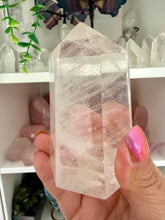 Load image into Gallery viewer, Clear Quartz Tower from Madagascar|Crystal Point|Home Decor|Crystal Energy