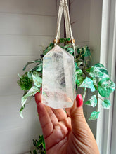 Load image into Gallery viewer, Clear Quartz Tower from Madagascar|Crystal Point|Home Decor|Crystal Energy