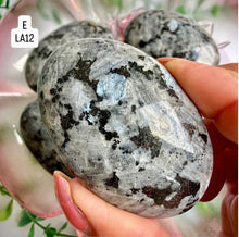 Load image into Gallery viewer, Larvikite Palm Stones|Consciously Sourced