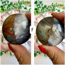 Load image into Gallery viewer, Pink Lace Chalcedony Cookie|Round Flat Stone|Palm Stone|Pocket Crystal