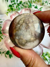 Load image into Gallery viewer, Pink Lace Chalcedony Cookie|Round Flat Stone|Palm Stone|Pocket Crystal