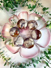 Load image into Gallery viewer, Pink Lace Chalcedony Cookie|Round Flat Stone|Palm Stone|Pocket Crystal