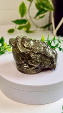 Load image into Gallery viewer, Pyrite Money Frog|Money Toad|Prosperity|Luck|Fortune