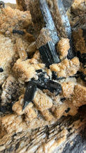 Load image into Gallery viewer, Black Tourmaline on Matrix with Quartz from Erongo
