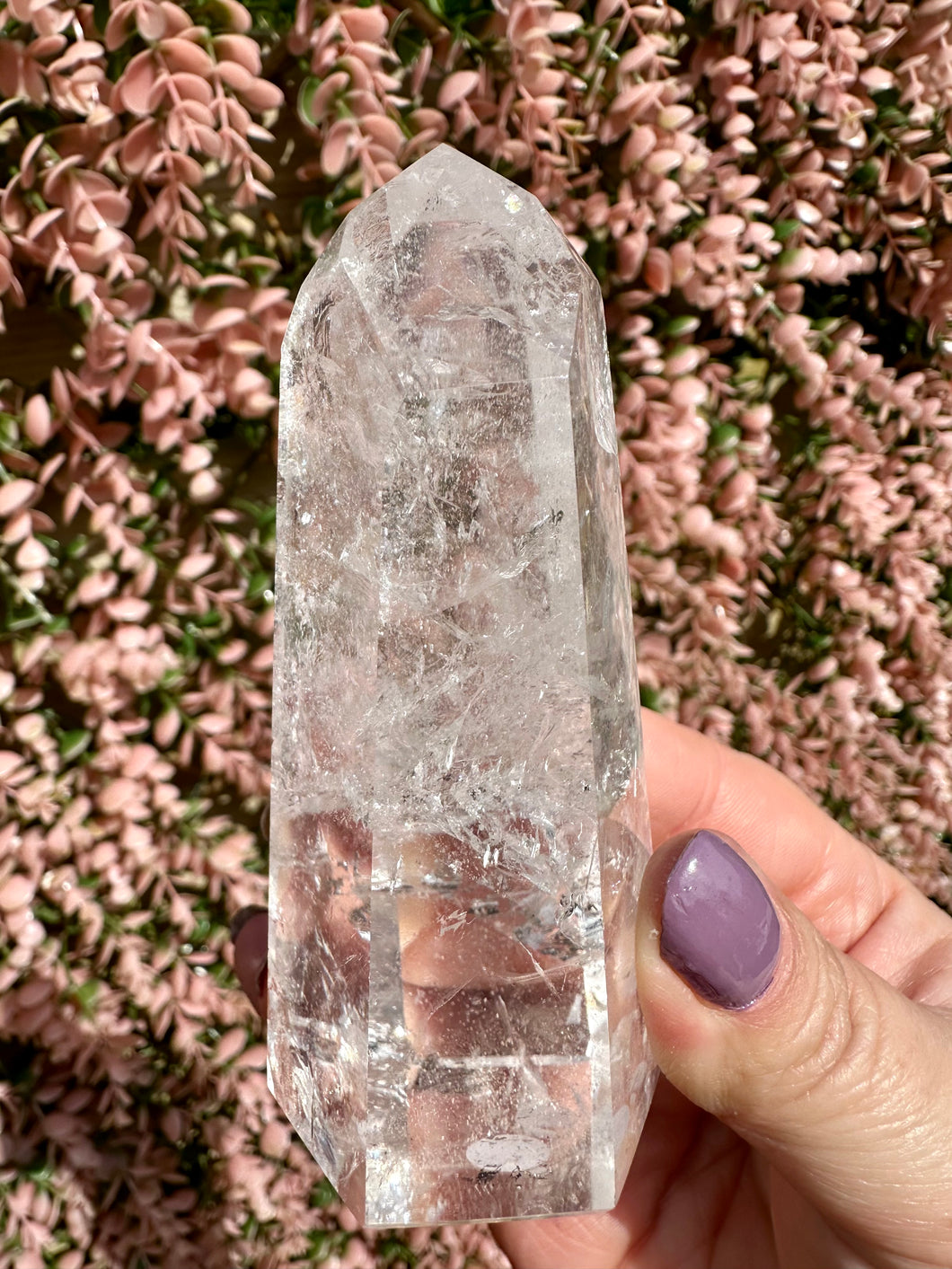 Clear Quartz Point from Brazil|Natural Clear Quartz|Clear Quartz Tower| Master Healer|Consciously Sourced