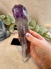 Load image into Gallery viewer, Amethyst Root in Stand|Amethyst from Brazil|Consciously Sourced|Natural Amethyst|Crystal in Stand|Statement Crystal
