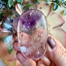 Load image into Gallery viewer, Phantom Amethyst Palm Stones from Brazil
