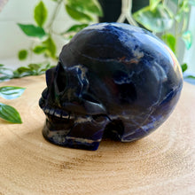 Load image into Gallery viewer, Sodalite Skull Carving
