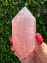 Load image into Gallery viewer, Rose Quartz Double Terminated Point from Madagascar
