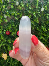 Load image into Gallery viewer, Lilac Fluorite|Lavender Fluorite|Yttrium Fluorite Palm Stone
