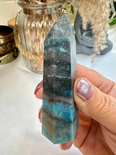 Load image into Gallery viewer, Trolleite Point from Brazil|Natural Trolleite|Crystals from Brazil|Consciously Sourced|Trolleite Tower|Crystal Decor
