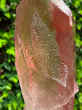 Load image into Gallery viewer, Natural Pink Lemurian Quartz on Custom Stand
